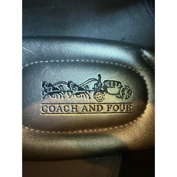 Coach‎ and Four Women’s 9.5 Gray Ankle Booties Heels Zip Bow Classic Chic EUC - Picture 6 of 7